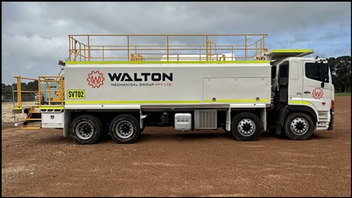 Walton Mechanical Hino 12000 service truck unit SVT02